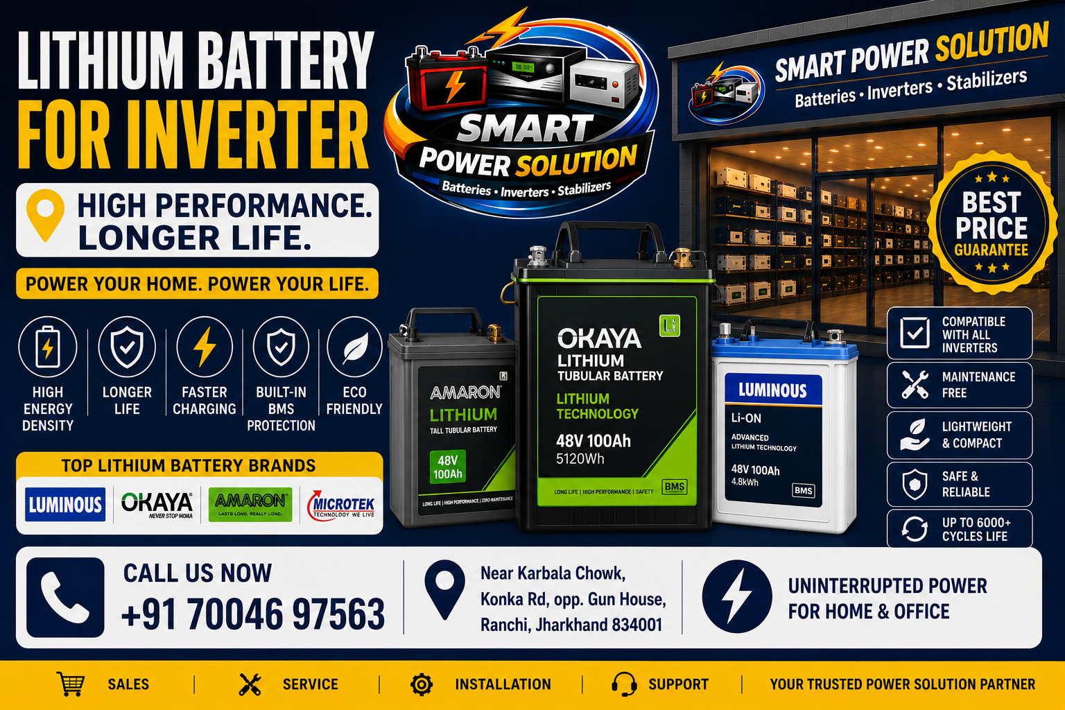 lithium home battery