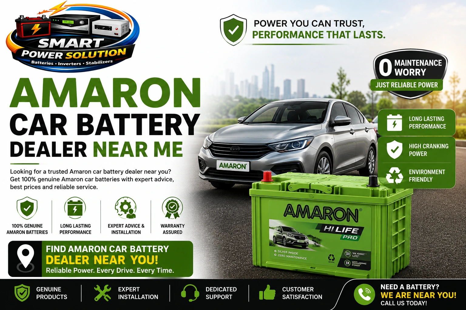 Amaron Car Battery Dealer Near Me