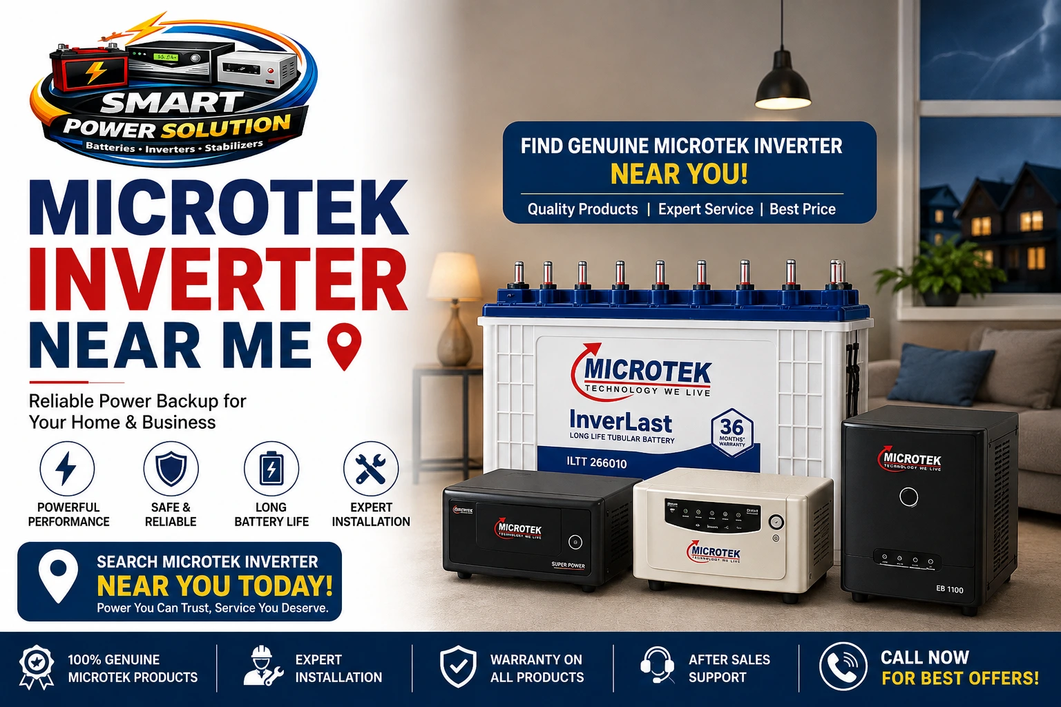 Microtek inverter near me